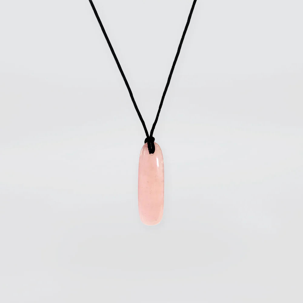 Rose Quartz Necklace - 'Patu'