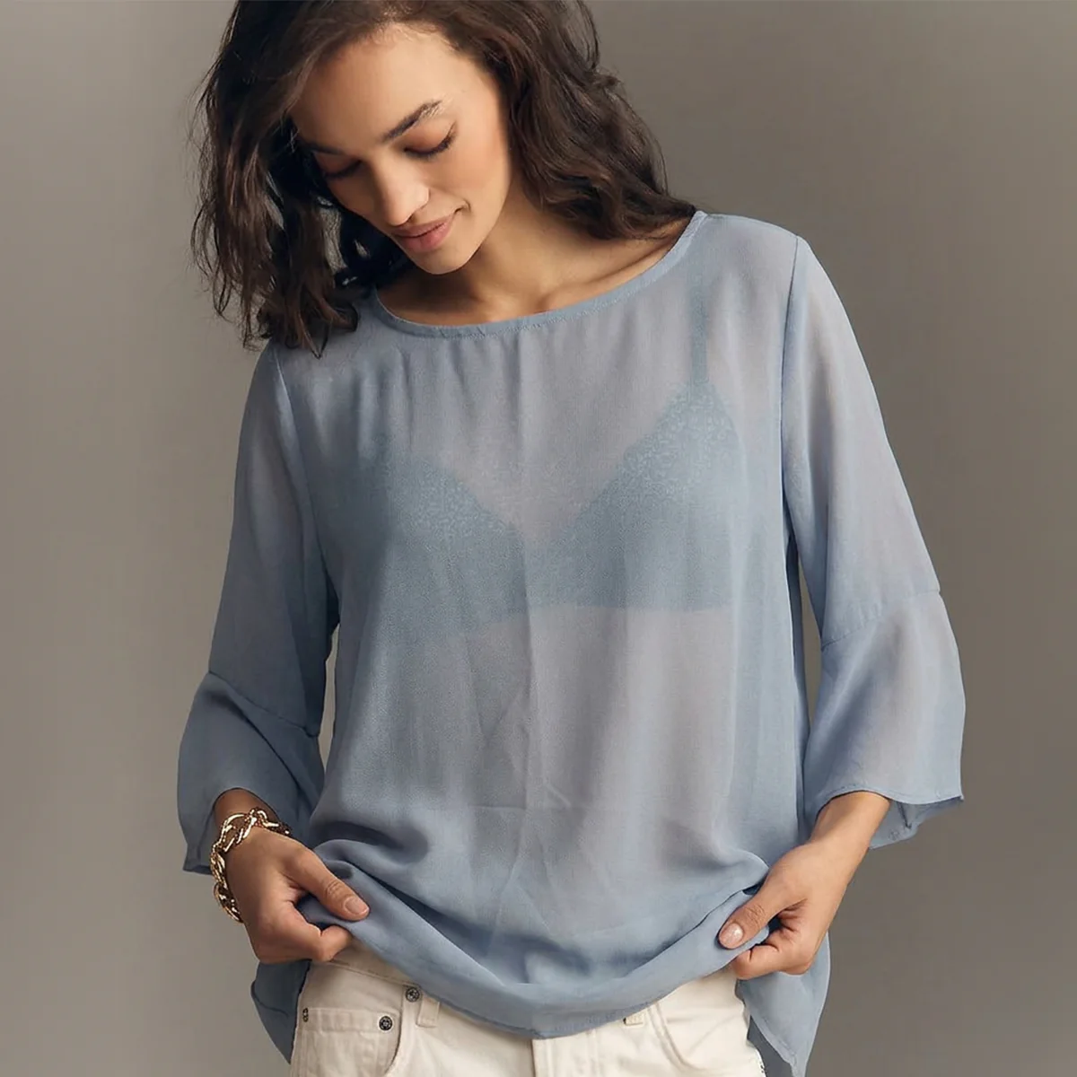 Rough Sleeved Summer Top - Image 2