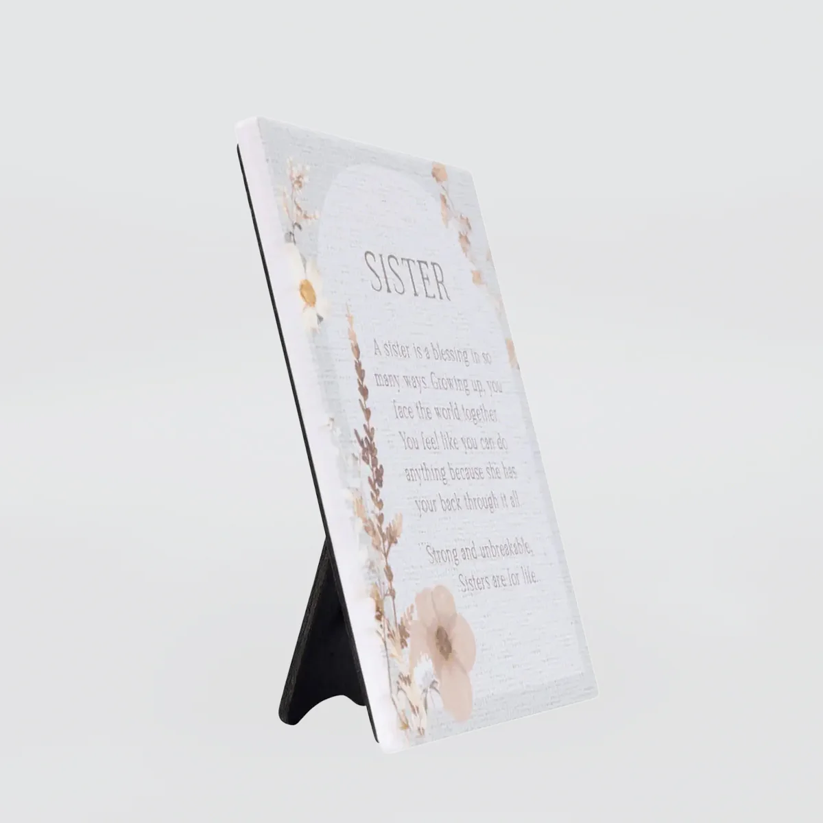 Rustic Meadow - Plaque Verse - Sister - Image 2