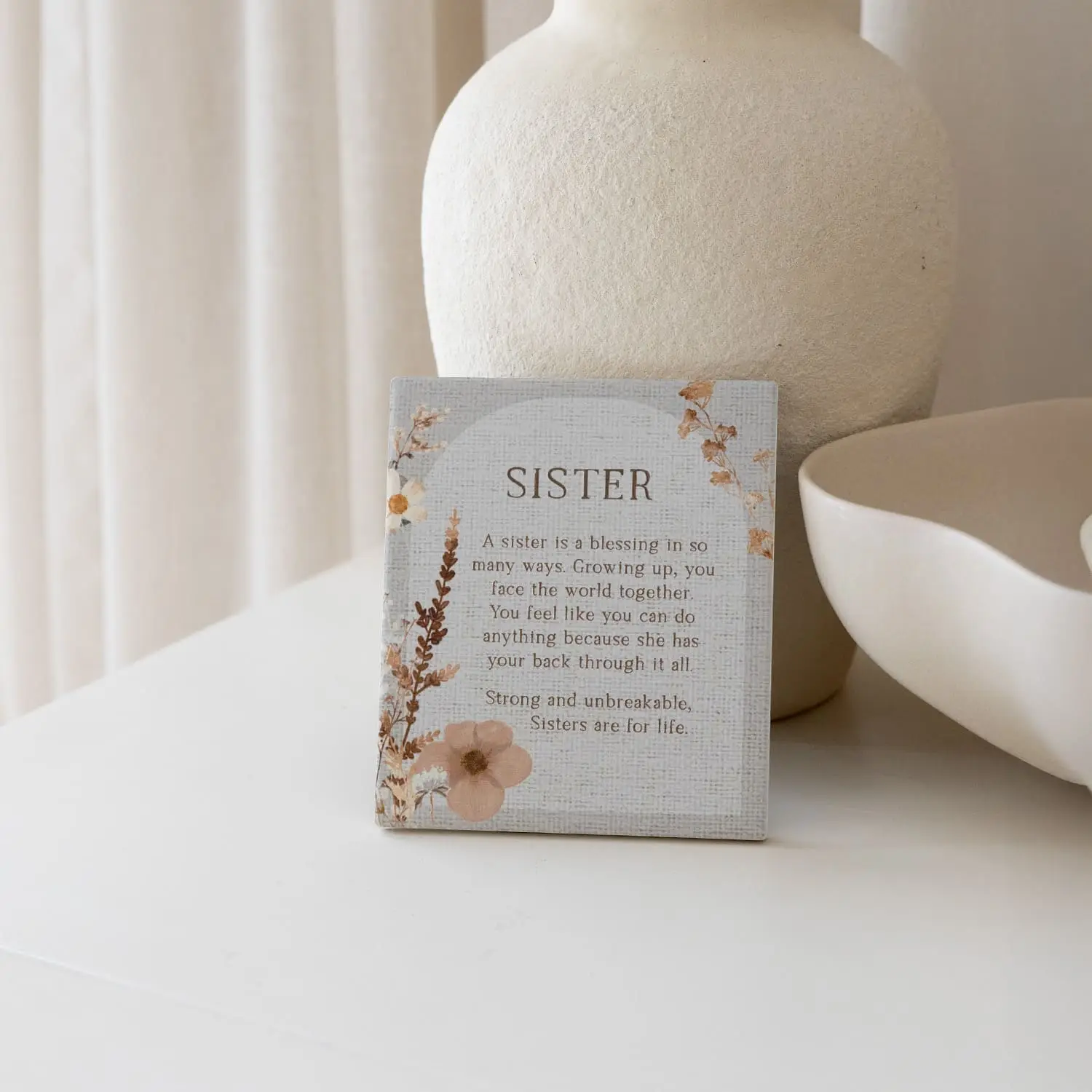 Rustic Meadow - Plaque Verse - Sister - Image 3