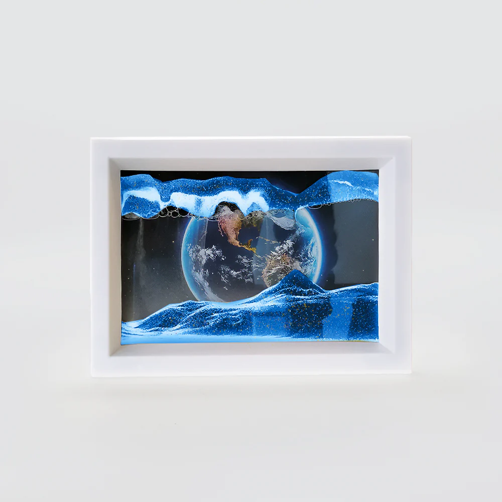 Sand Pictures - 'Earth' W/ Mirror - Image 3