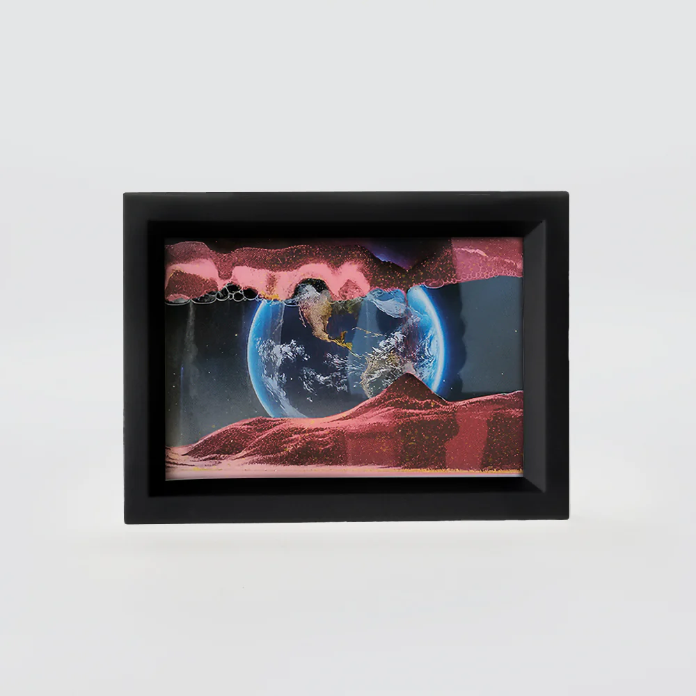 Sand Pictures - 'Earth' W/ Mirror - Image 5