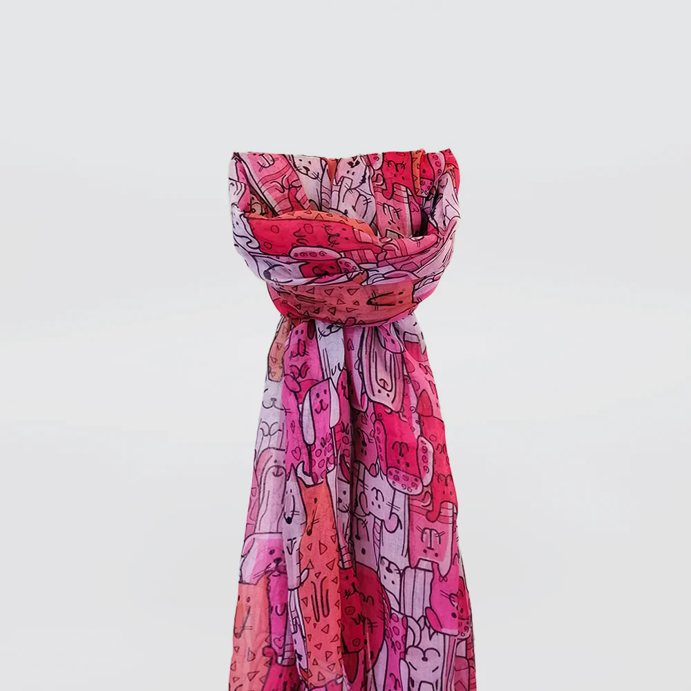 Scarf - 'Cats' - Image 2