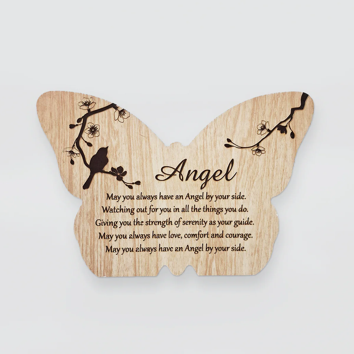Sentimental Butterfly Plaque - Angel