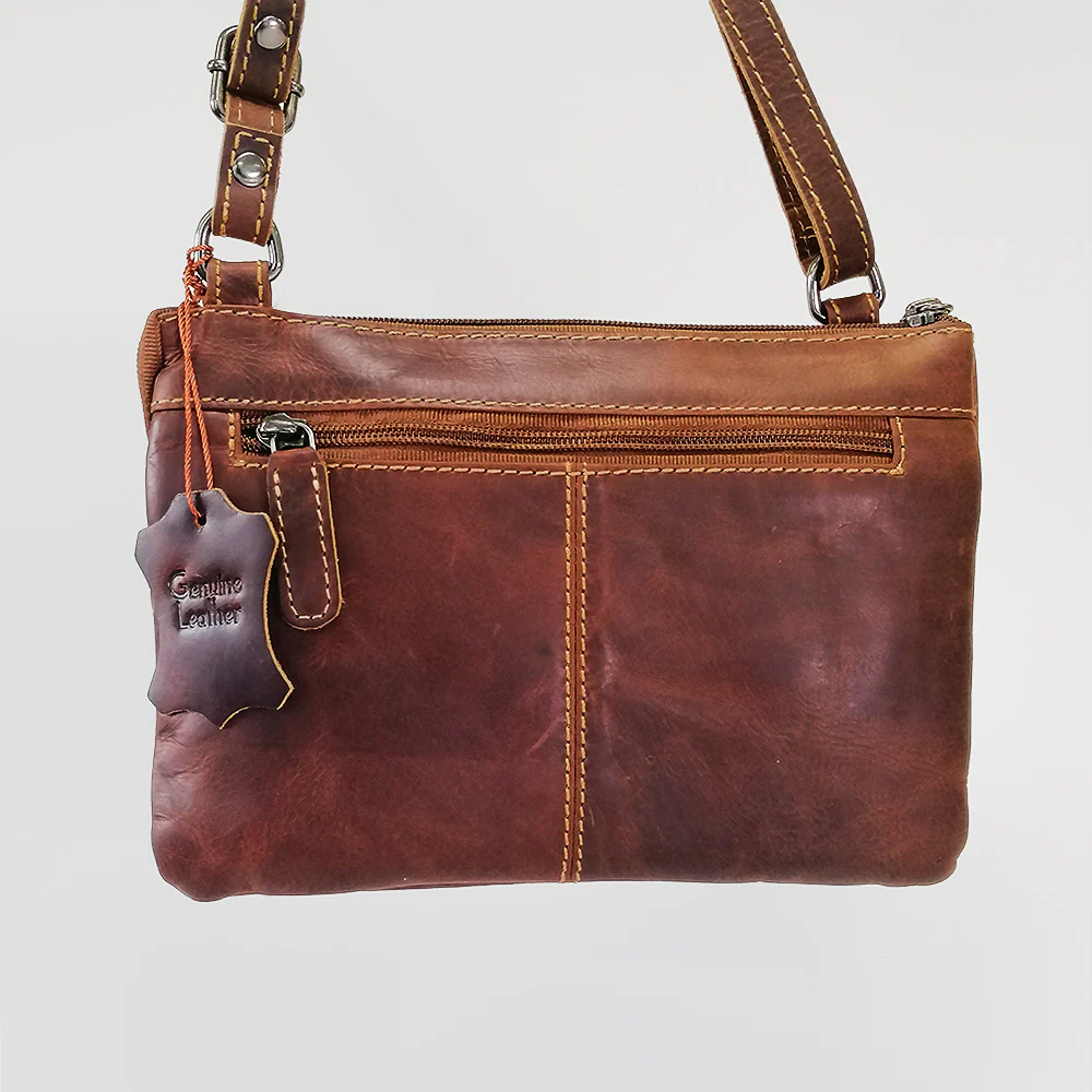 Shoulder Purse - Sandel Leather - Image 2