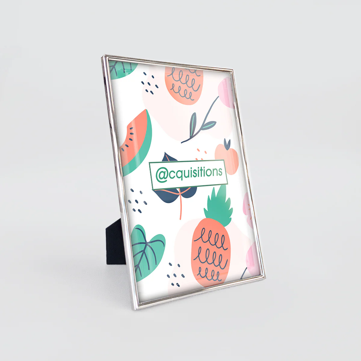 Silver 'Rolled Edge' Frame