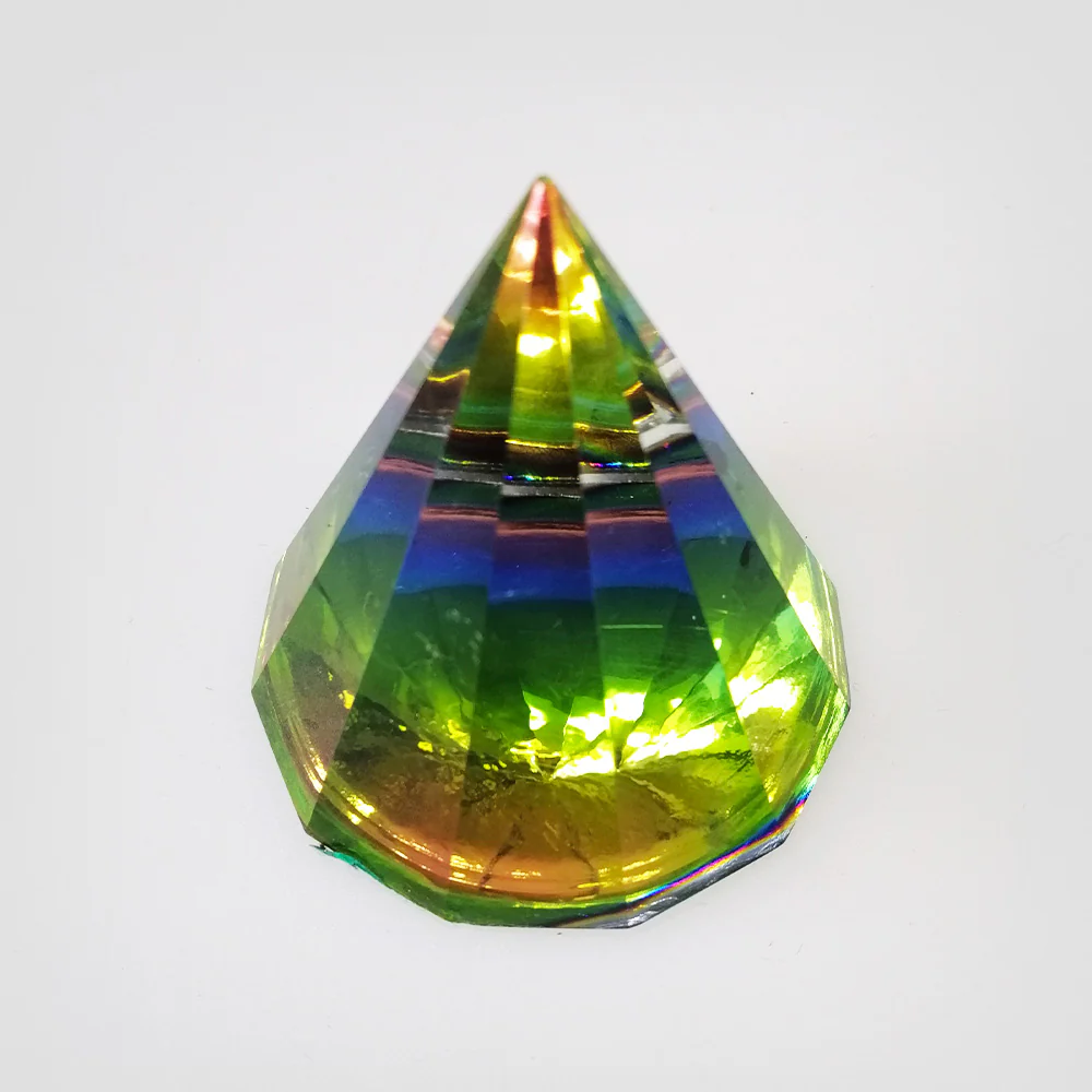 Small Iridescent Prism Crystal - 5cm - Image 2