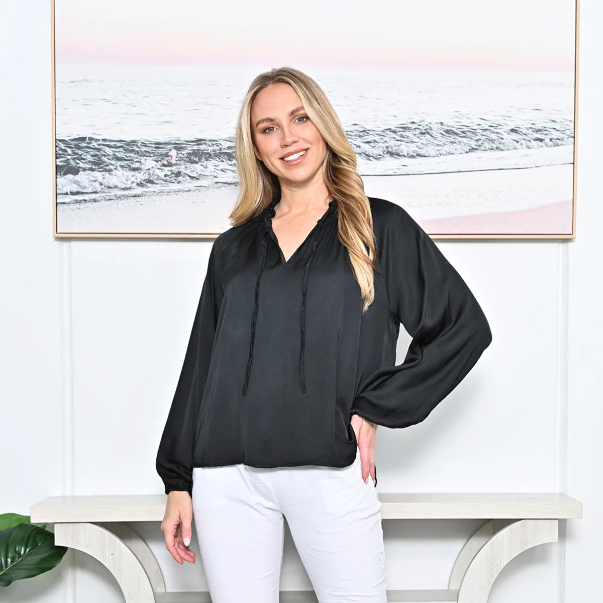 Soft Drawstring Tops - Image 2