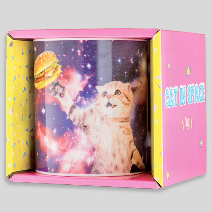 Space Cat Mug - Boxed - Image 2
