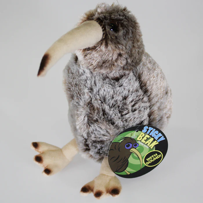Speckled Kiwi Soft Toy with Kiwi Sound