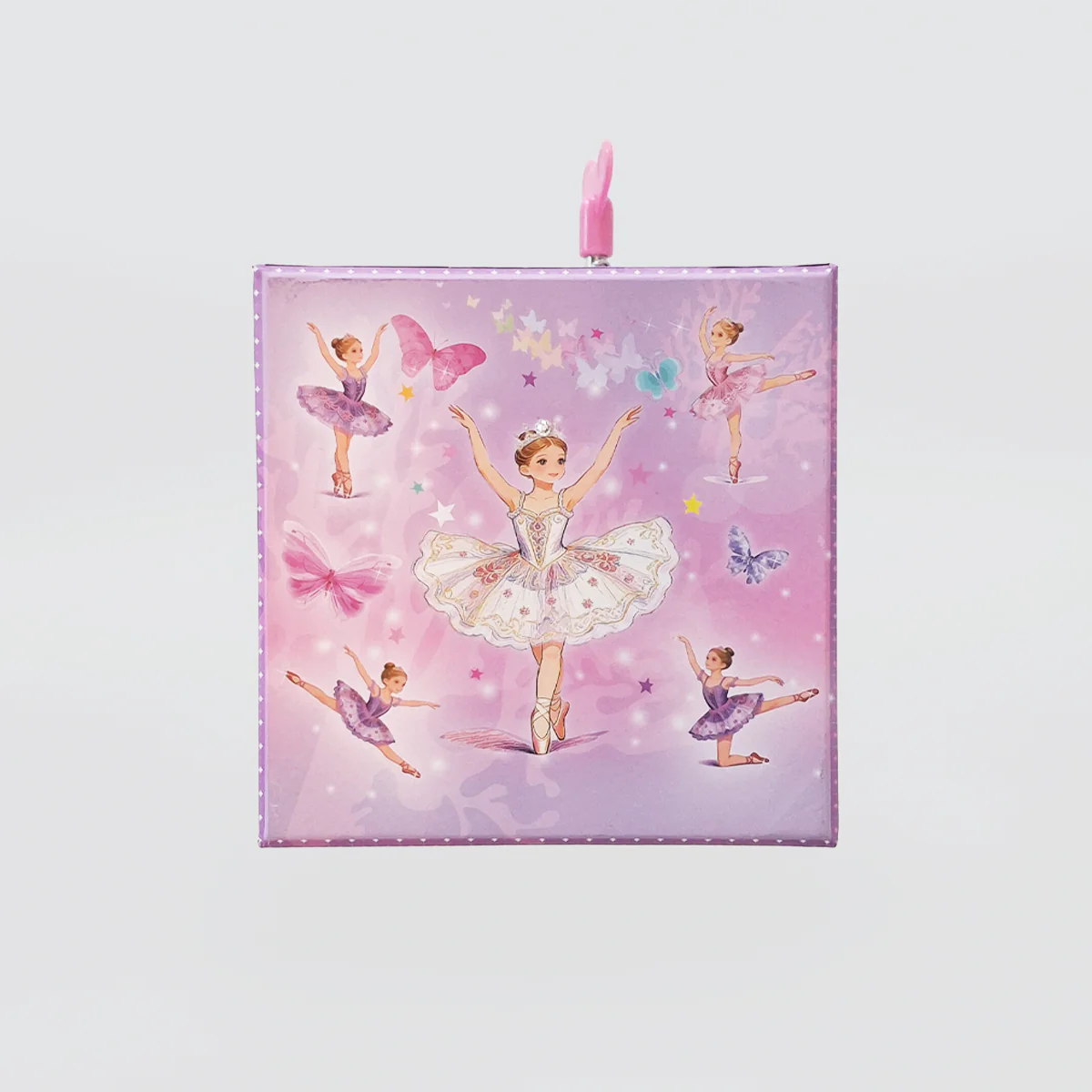 Square Music Box - 'Pink Ballerina' - Image 3
