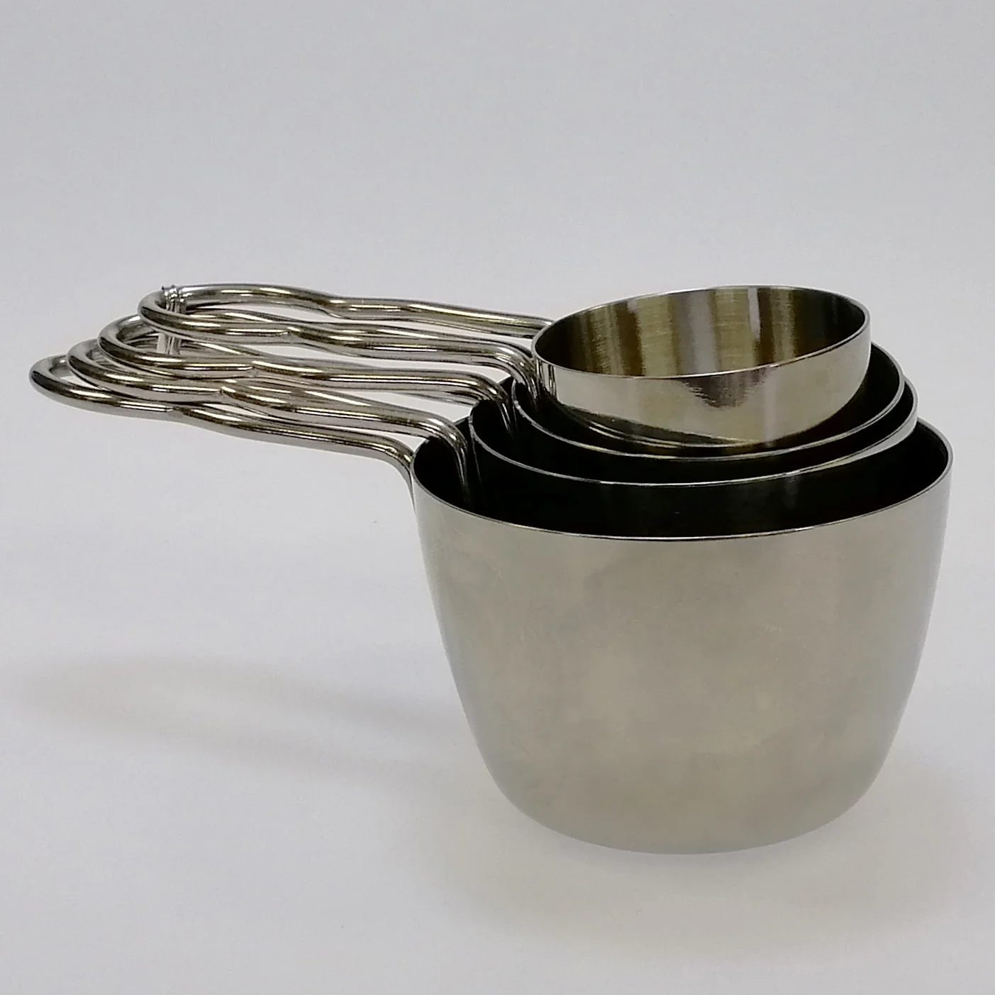 Stainless Steel Measuring Cups - Set of 4 - Image 2