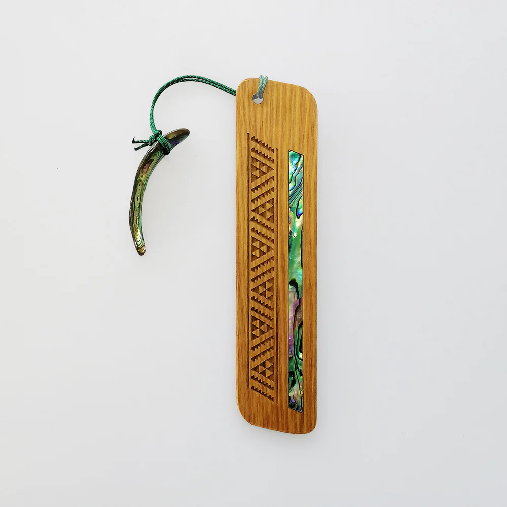 Niho Taniwha' Native Wood Bookmark
