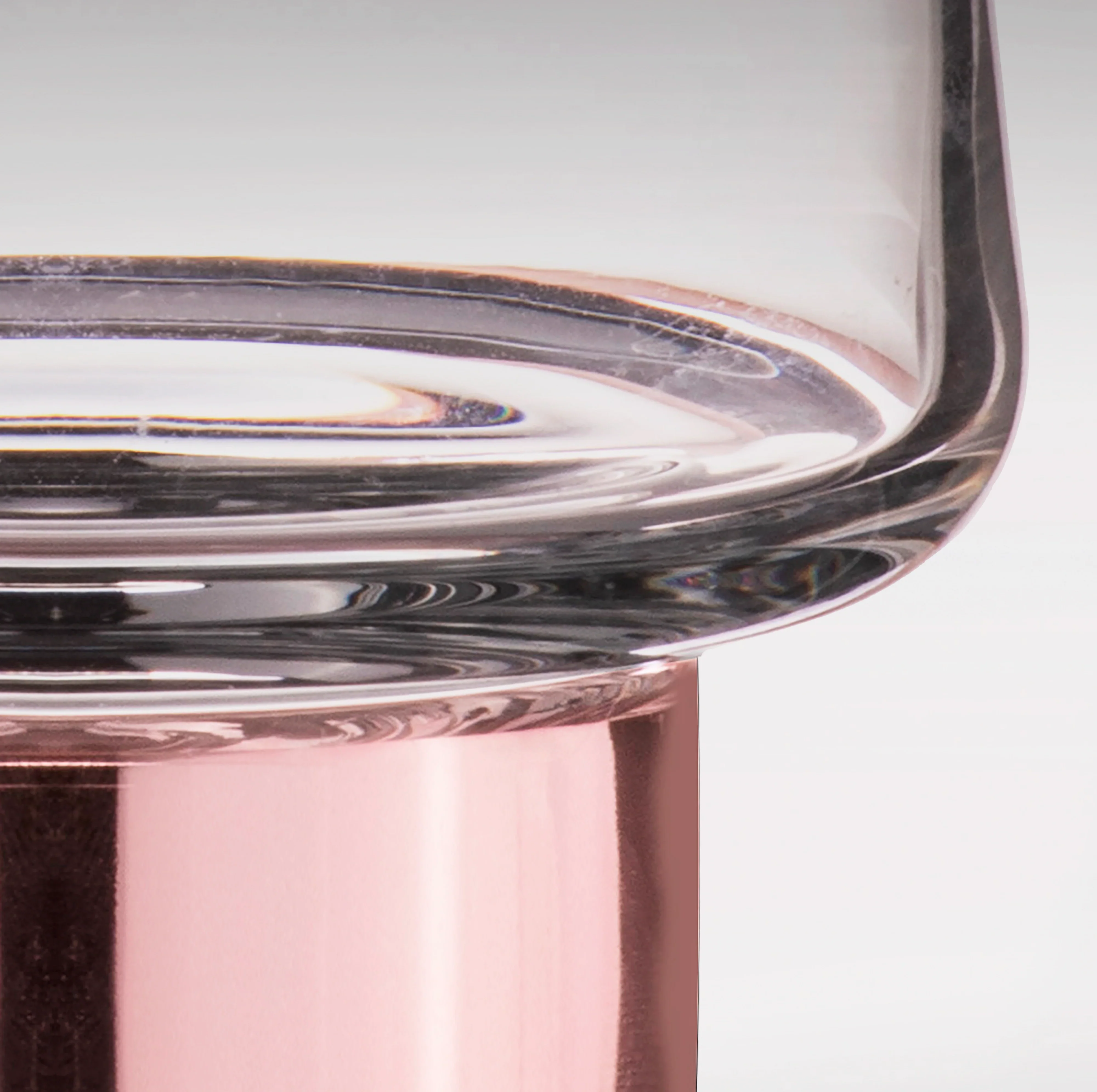 Tempa Aurora Glass Tumbler Set - Rose - Image 2