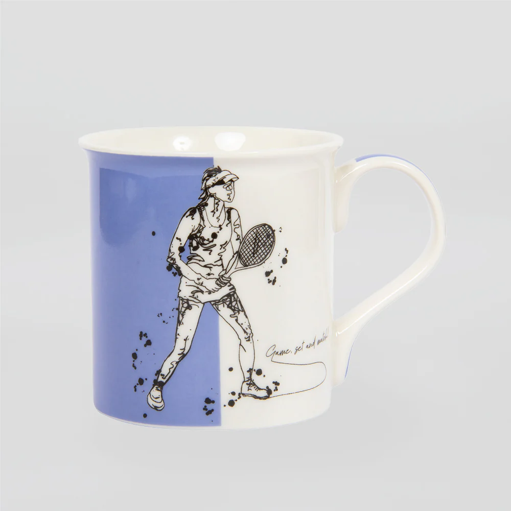 Tennis Mug - 'Game, Set & Match'