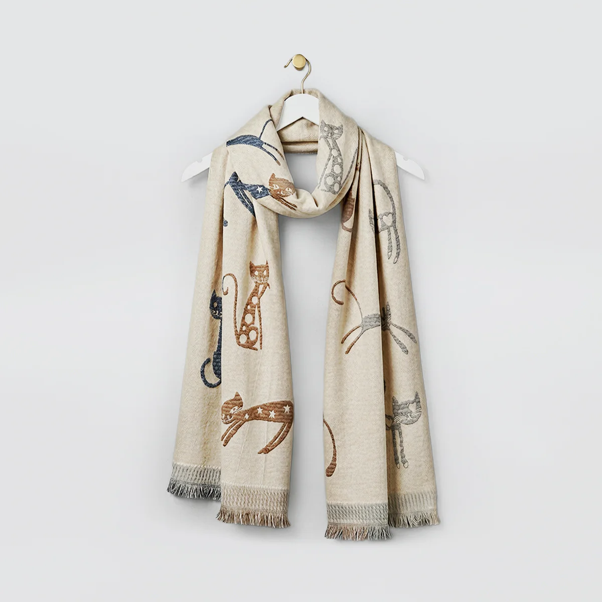 Textured Cat Winter Scarves - Image 3