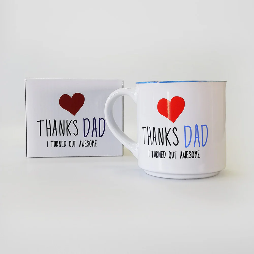 Thanks Dad' Heartfelt Mug - Image 2