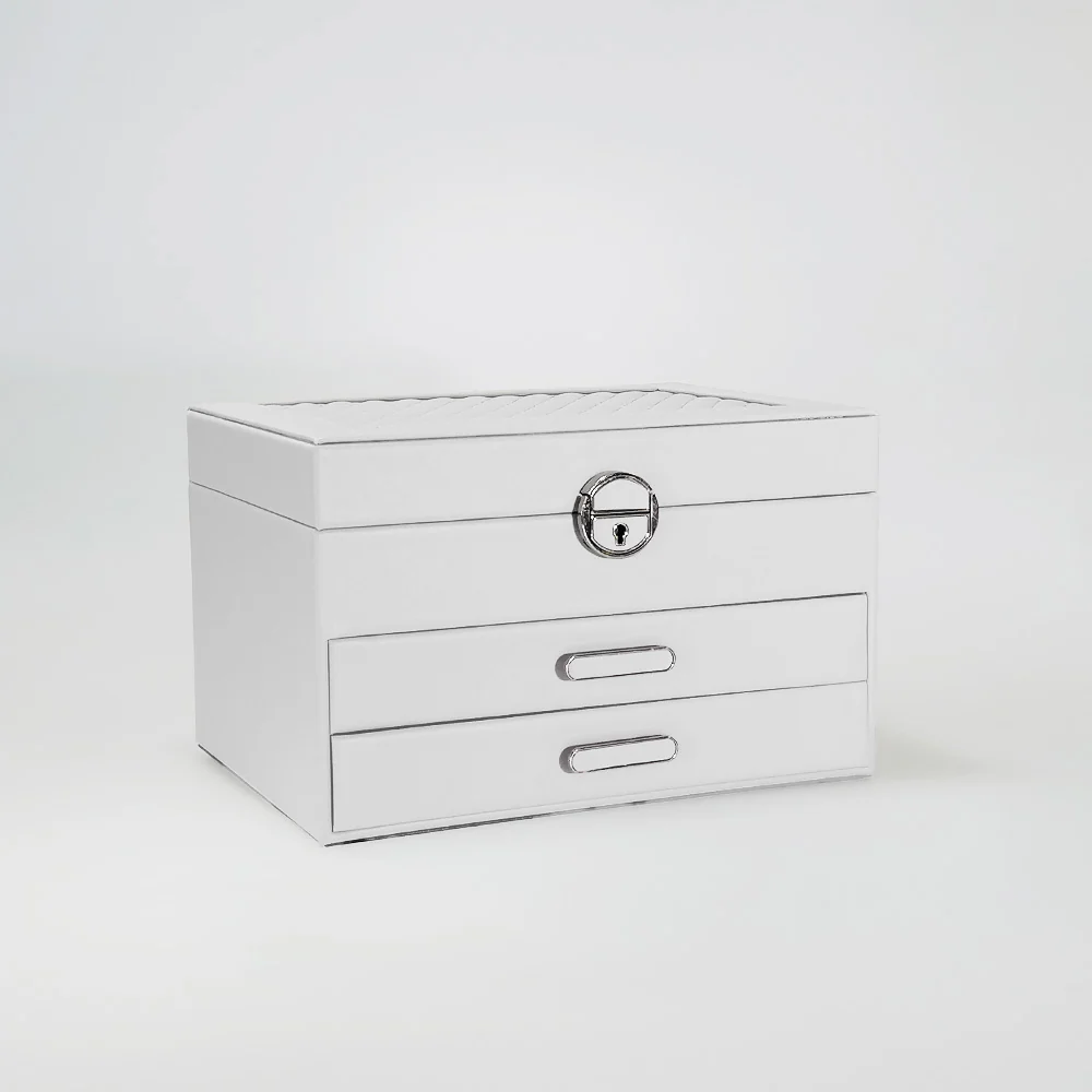 Three Tier Jewellery Boxes With Quilt Tops - Image 5