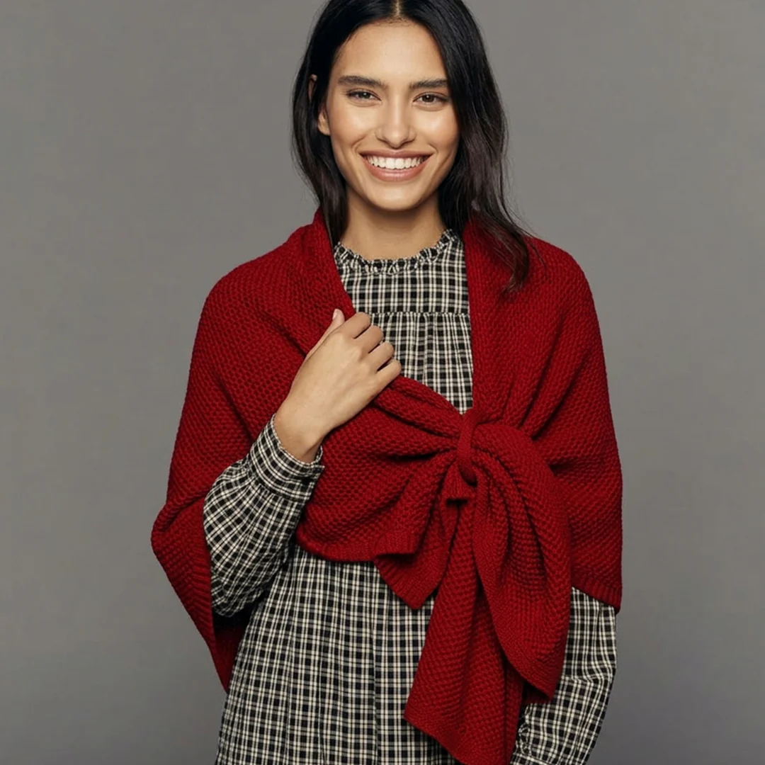 Tie Through Knitted Wraps - Image 12