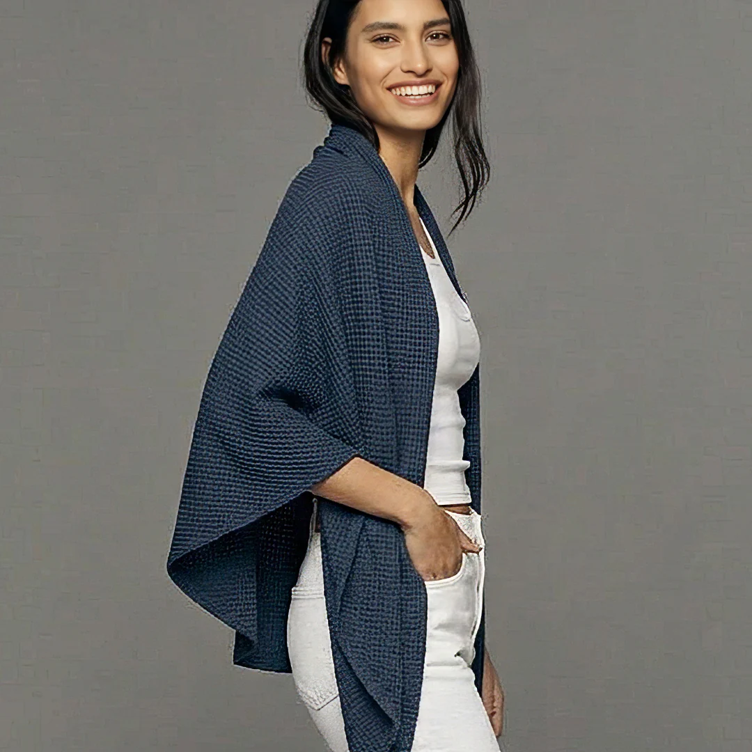 Tie Through Knitted Wraps - Image 2