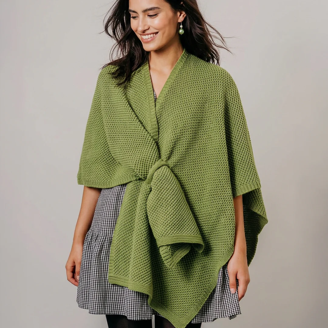 Tie Through Knitted Wraps - Image 6