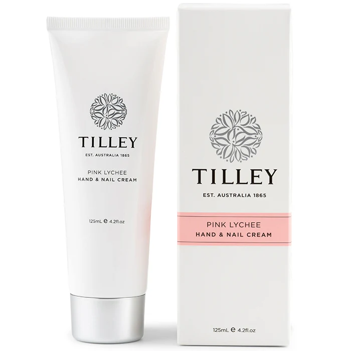 Tilley - Hand and Nail Cream - Pink Lychee - 125ml