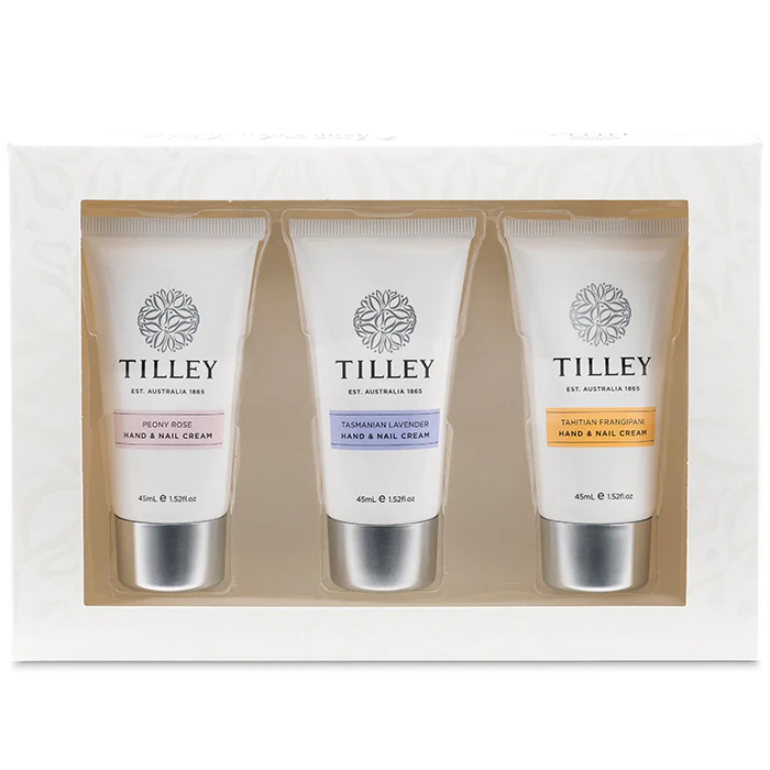 Tilley Hand and Nail Trio - Floral - 3 x 45ml