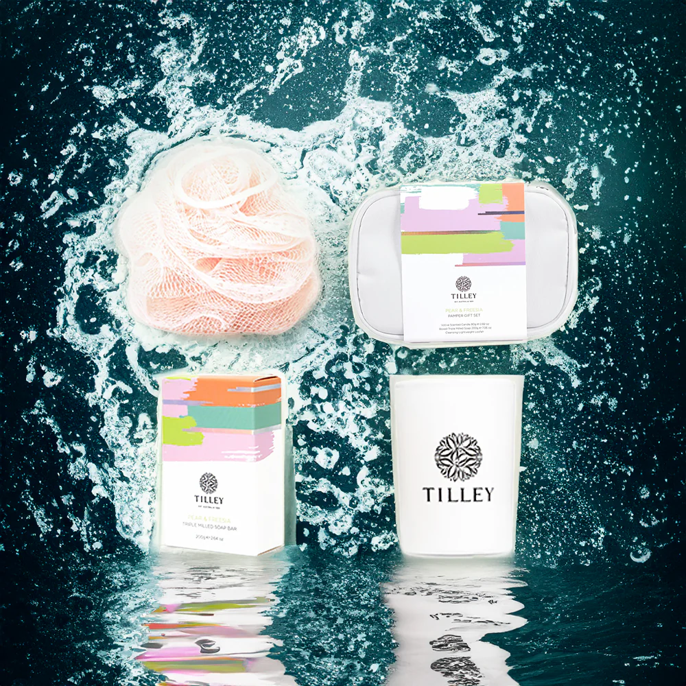 Tilley Pear & Freesia Pamper Set - Image 3