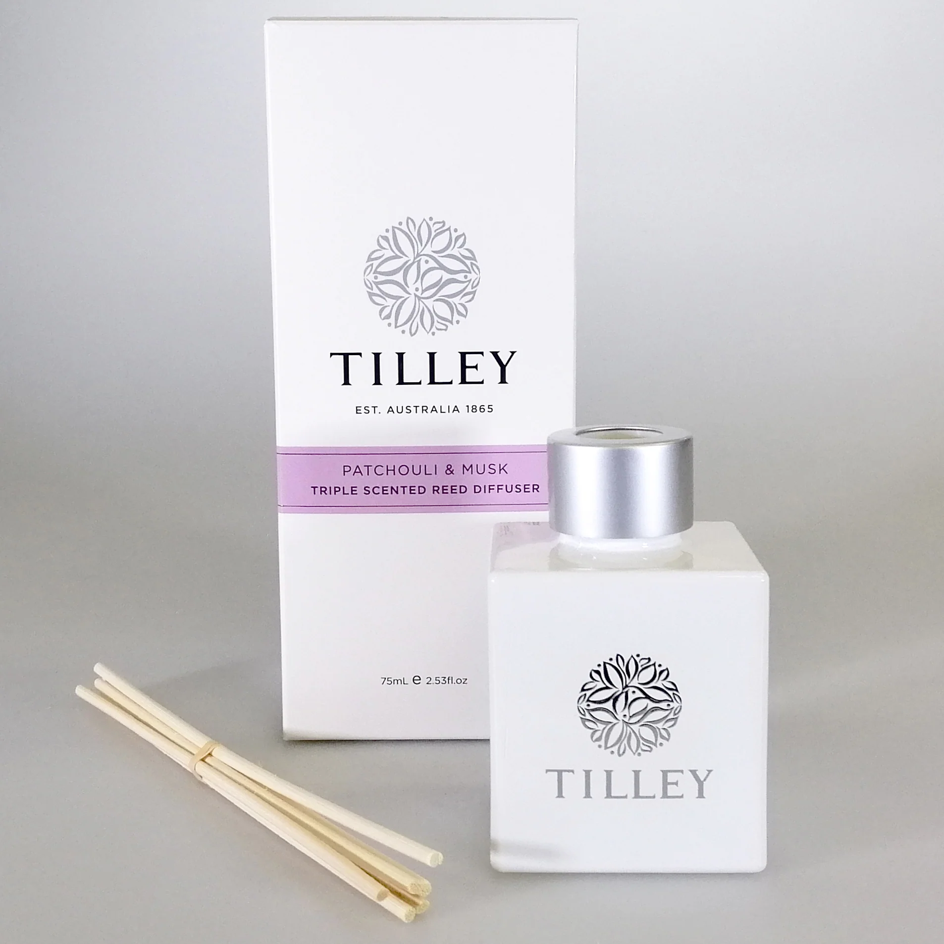 Tilley Reed Diffuser - Patchouli & Musk - 75ml - Image 2