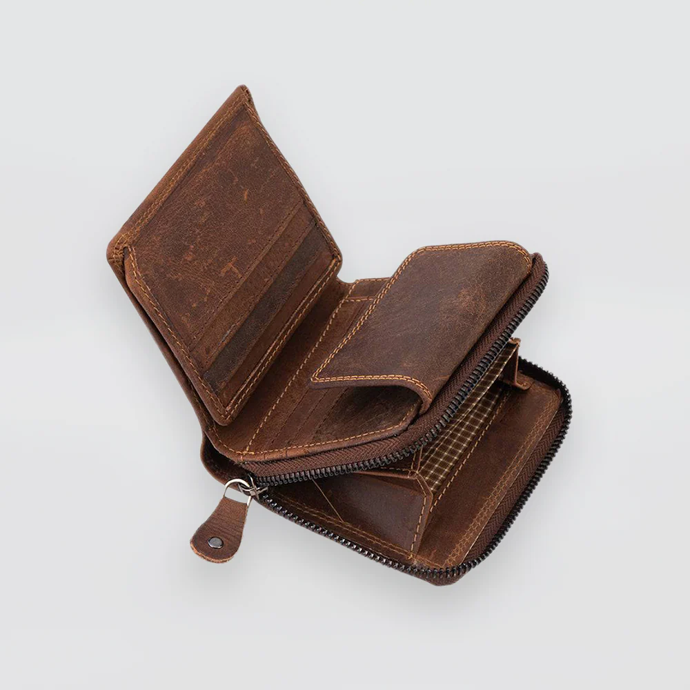 Tina Leather Wallet - Sandal - Image 2