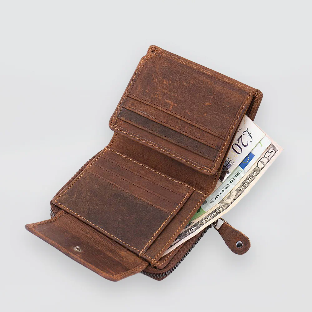 Tina Leather Wallet - Sandal - Image 5