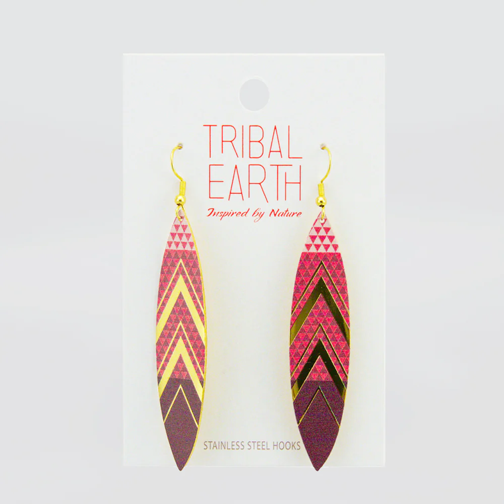 Tribal Earth - 'Amber' Earring Set