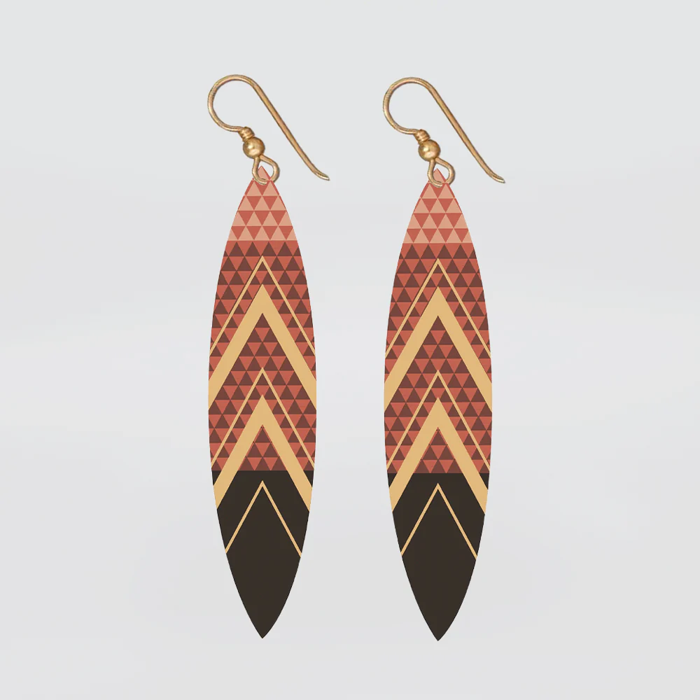 Tribal Earth - 'Amber' Earring Set - Image 2