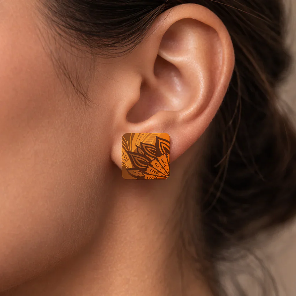 Tribal Earth - Kowhaiwhai Earring Set - Image 3