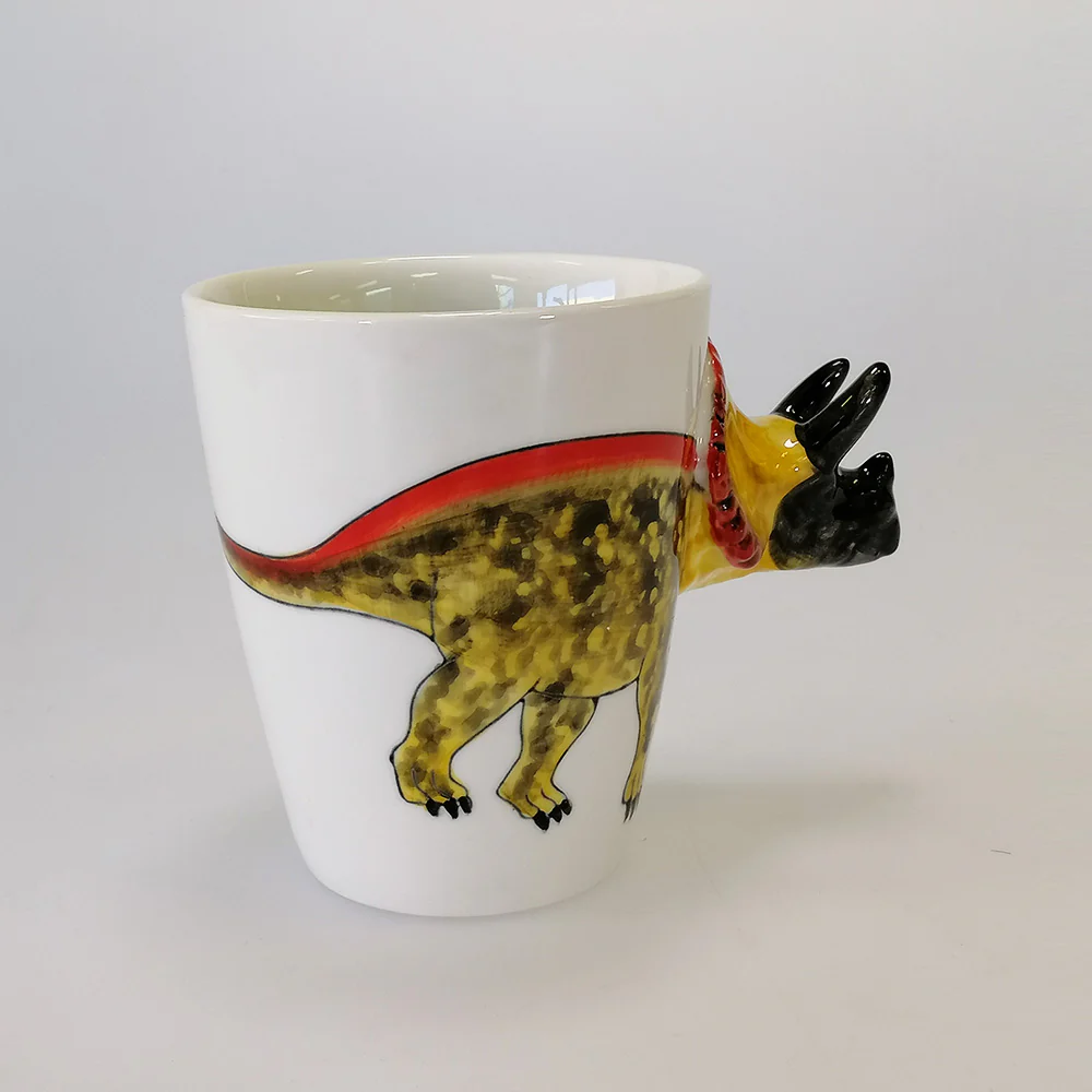 Triceratops Dinosaur Mug - 11cm - Image 3