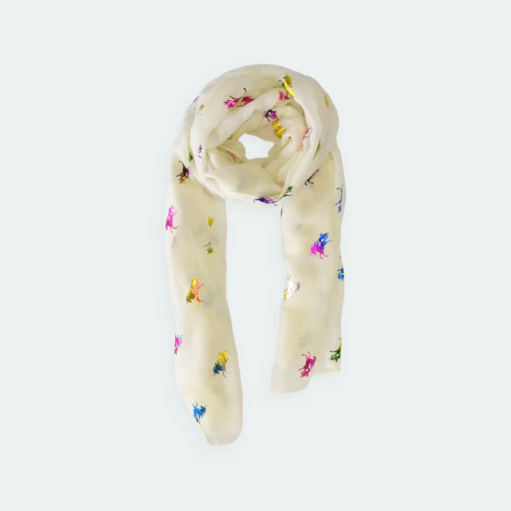Unicorn Foil Scarf