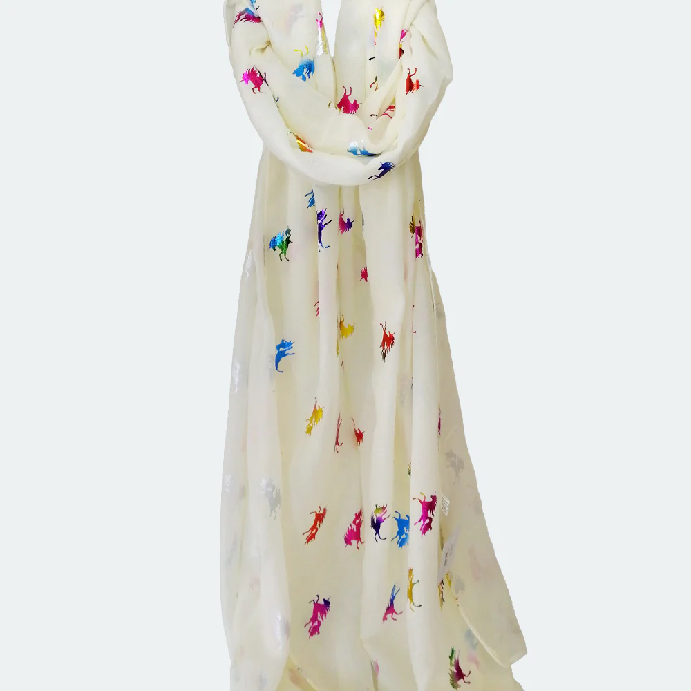 Unicorn Foil Scarf - Image 3