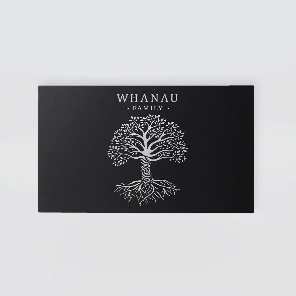 NZ Wall Art - 'Whanau' Plaque
