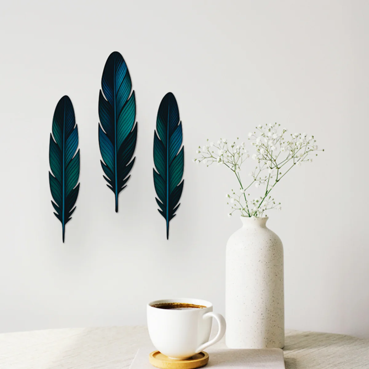 Wall Decor - 'Tui Feather Set' - Image 2