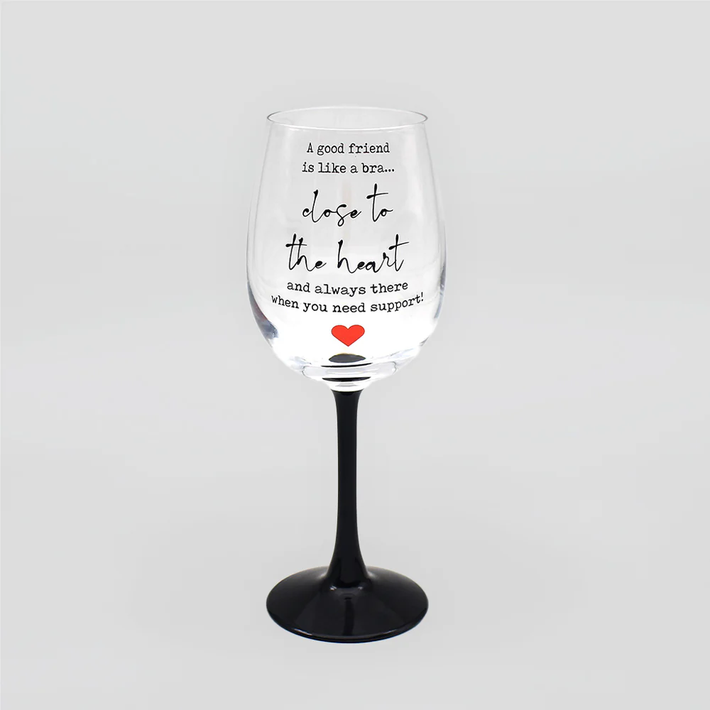 Wine Glass - 'A Good Friend'
