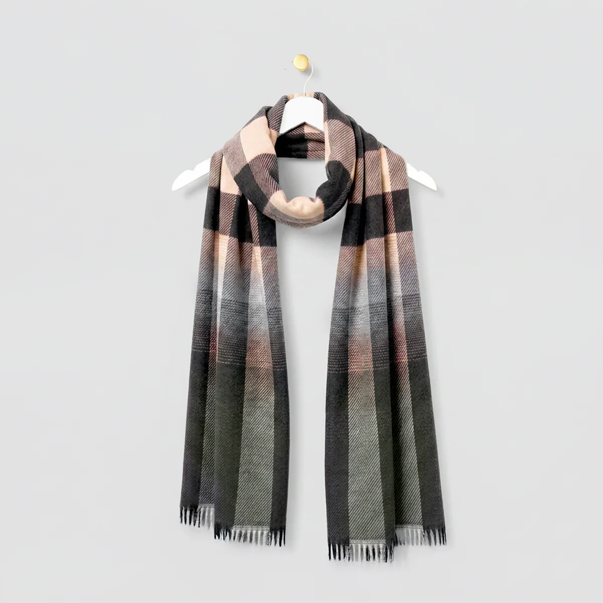 Winter Checkered Scarves - Image 4