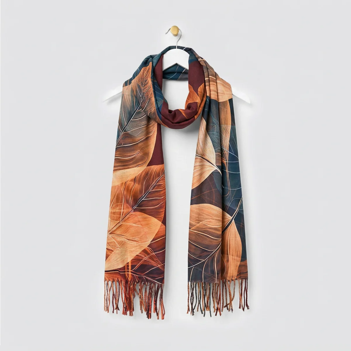 Winter 'Leaves' Scarves - Image 4