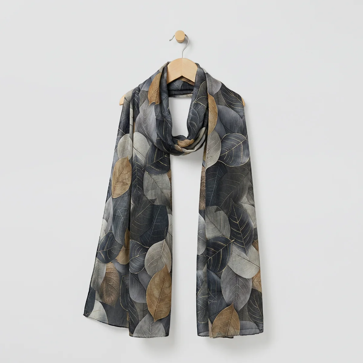 Winter Scarves - Coloured Leaves