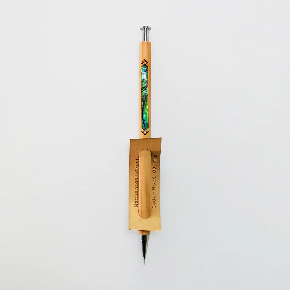 Wood & Paua NZ Mechanical Pencil