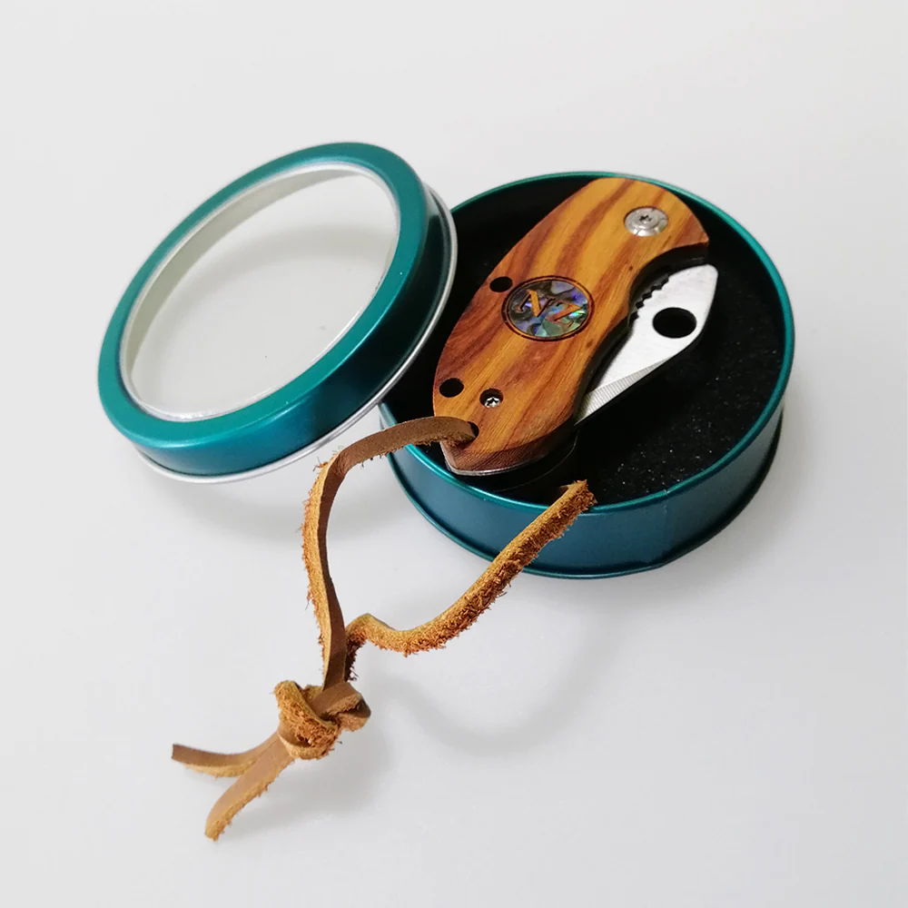 Wood & Paua NZ Pocket Knife - Image 2