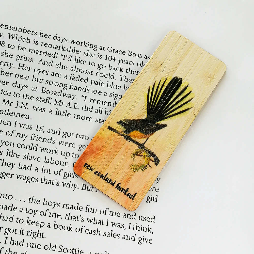 Wooden Bookmark - 'Fantail' - Image 2