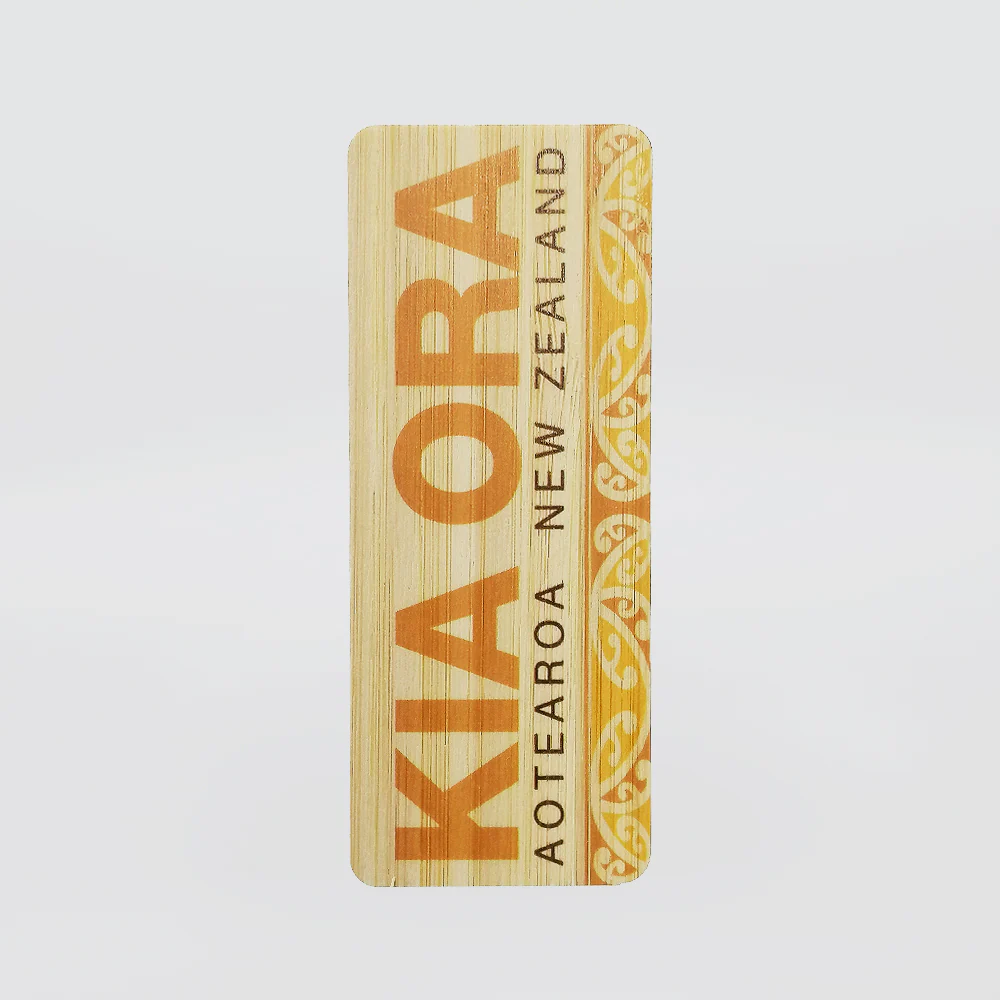 Wooden Bookmark - 'Kia Ora NZ'