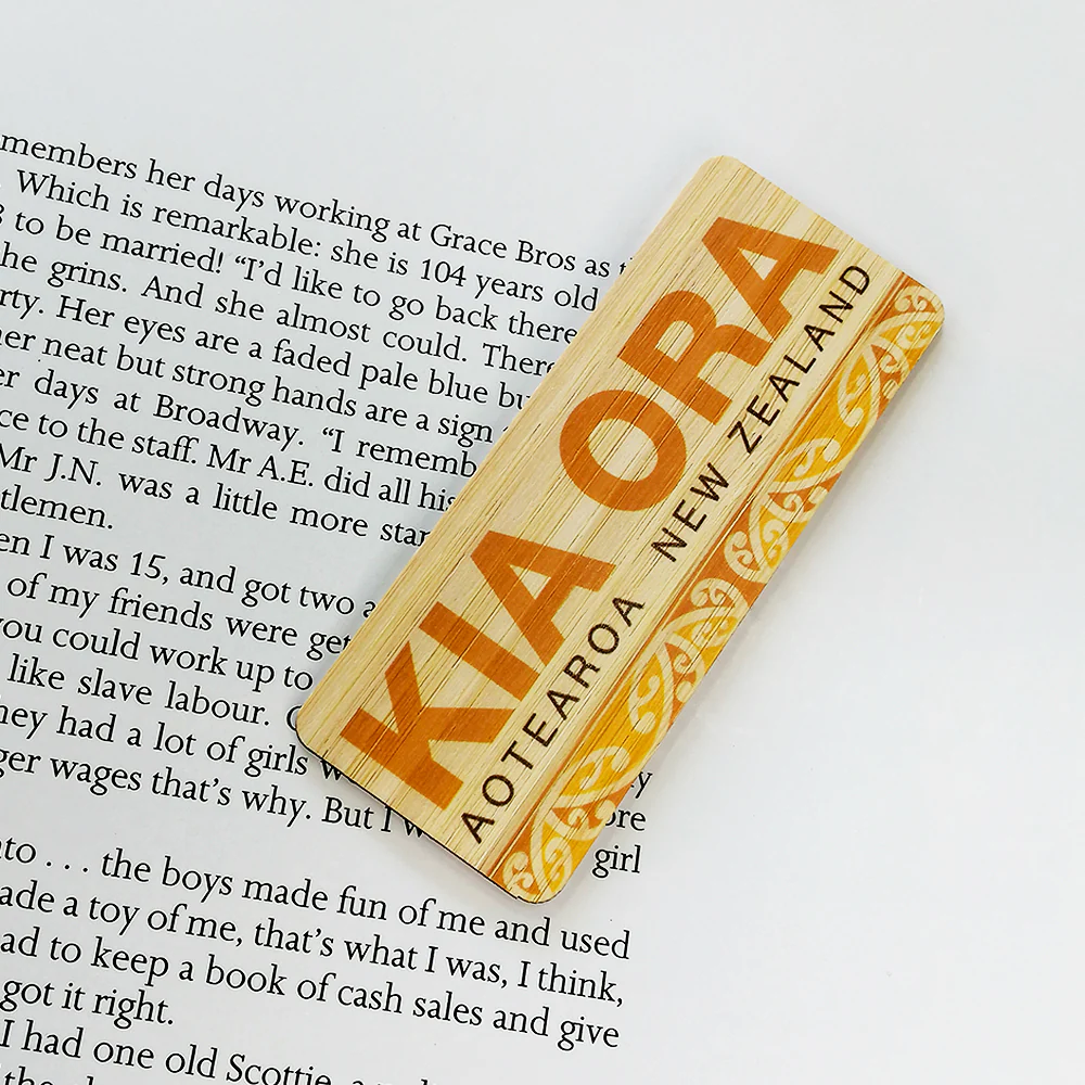Wooden Bookmark - 'Kia Ora NZ' - Image 2