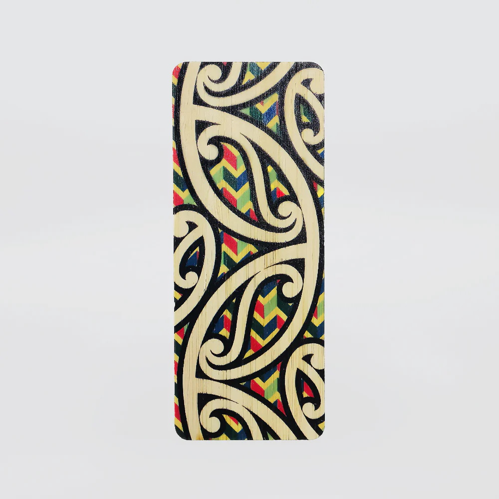 Wooden Bookmark - 'Kowhaiwhai'
