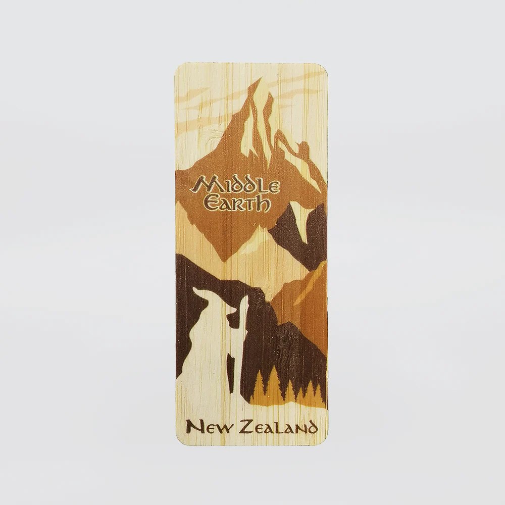 Wooden Bookmark - 'Middle Earth'